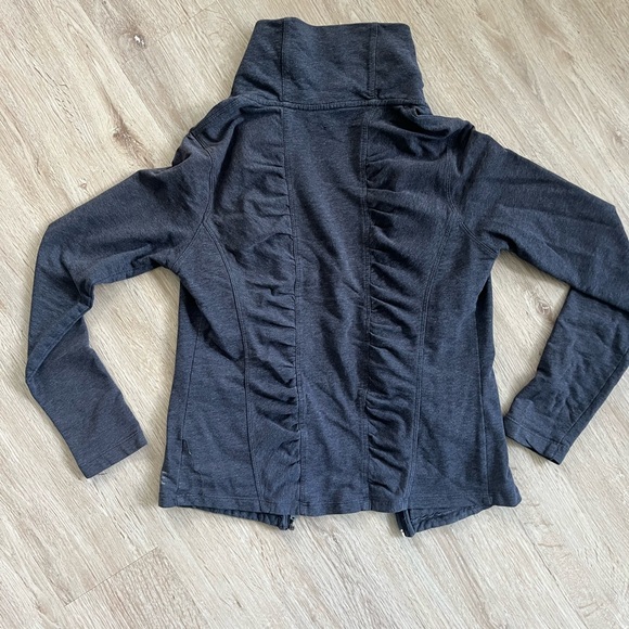 Calvin Klein ruched athletic zip up - Picture 3 of 6